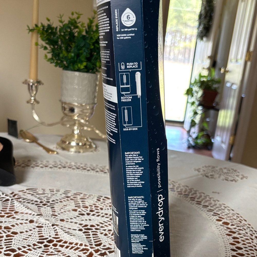 Everydrop Refrigerator Water Filter - EDR3RXD1 for Models P1WB2 and P1WB2L - Picture 5 of 6